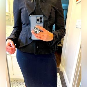 Bcbg Max AZRIA black fitted jacket